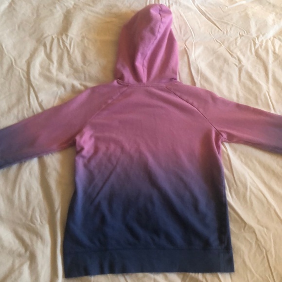 Girls Old Navy Sweatshirt, Pink and Purple Ombré - Picture 2 of 4
